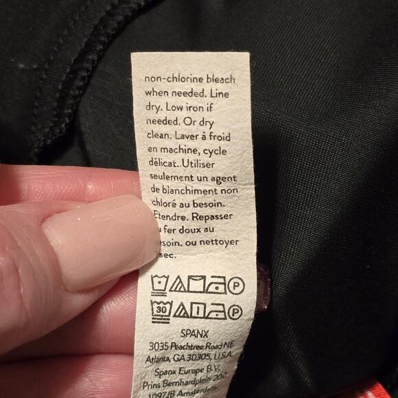 Spanx The Perfect Pant High Rise Womens 1X Black Flare Pullon Stretch Neutral - Picture 6 of 12